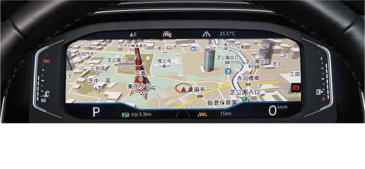 デジタルメータークラスター “Active Info Display”